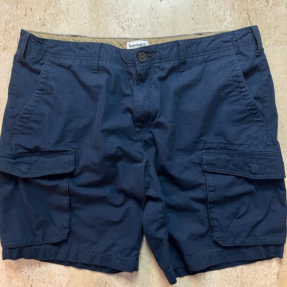 Timberland Outdoor Relaxed Cargo Shorts-Dark Sapphire Men’s Size 40